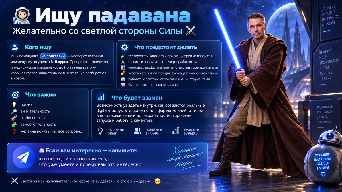 Вакансия для молодых специалистов
